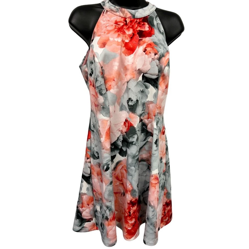 Enfocus Studio Dress 8 Petite Floral Summer Halter Style